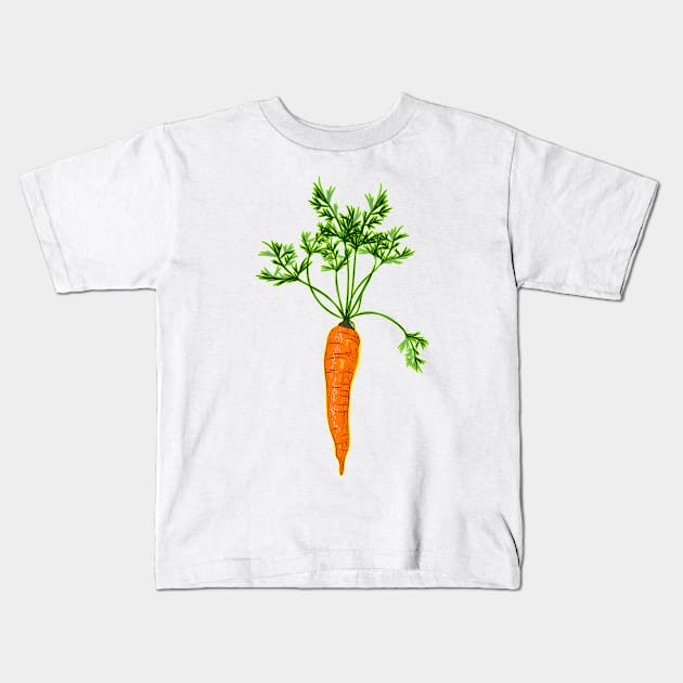 Carrot Kids T-Shirt by mailboxdisco